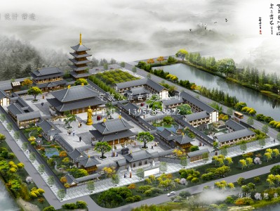 怀柔寺庙建筑总体规划方案
